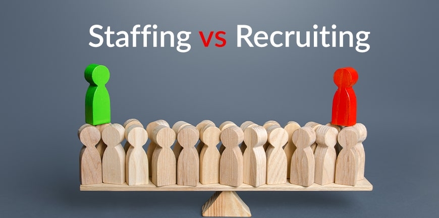 Difference Between Staffing and Recruitment