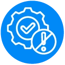 Eliminates risk Icon