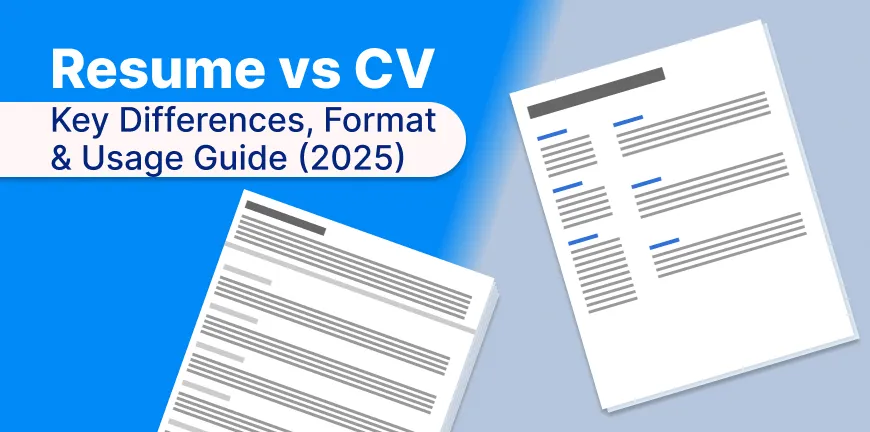 Resume vs CV